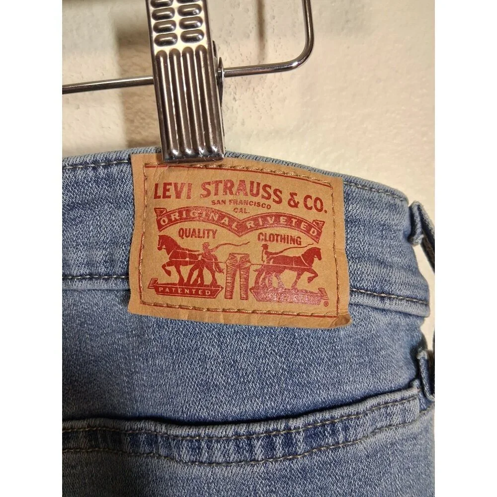 VTG Levi's Strauss 311 Shaping Skinny Denim Blue Jeans Women's Size 16W AL1 - Picture 7 of 9